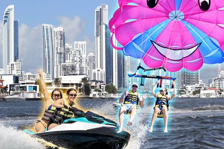 Parasailing and Jet Ski Activity for Two