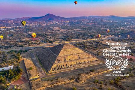 Balloon Flight with Teotihuacan & Guadalupe Shrine Full day Tour