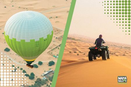  Hot Air Balloon Ride with Quad Bike Adventure in Dubai