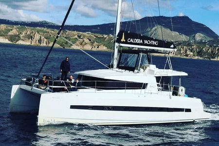 Santorini Adventurous Catamaran Experience with Snorkeling