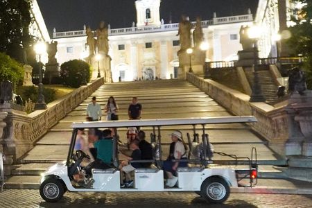 Rome- Golden Hour Golf Cart Tour