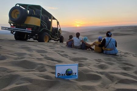 Sunset at the Oasis of Huacachina