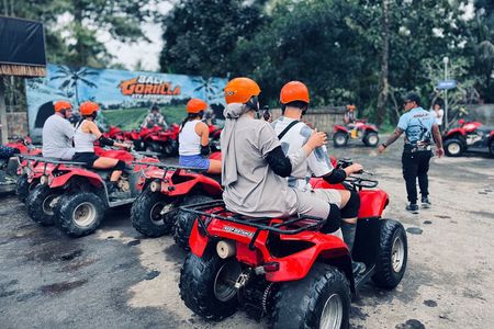 Ubud ATV Jungle, Rice Fields & Gorila Cave Tunnel with Meal