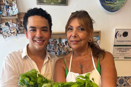 pesto cooking class express basil DOP genoa