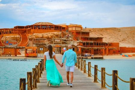 Orange bay Island Parasailing, Snorkeling with Lunch - Hurghada