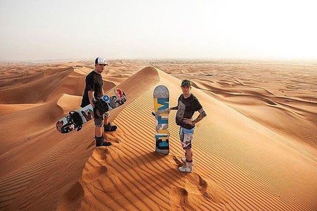 Morning Desert Safari with Quad Bike, Camel Ride & Falcon