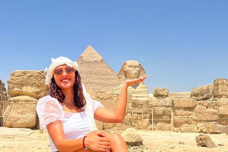 VIP Private tour Giza Pyramids, Sphinx,ATV ride and Felucca ride