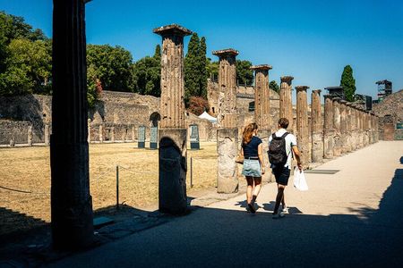 Rome Day Trip with Pompeii Tour and Lunch in Sorrento Coast