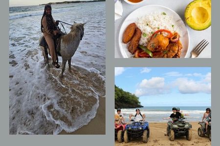 Atv 4×4, Horseback Riding, Dominican food and plantation 