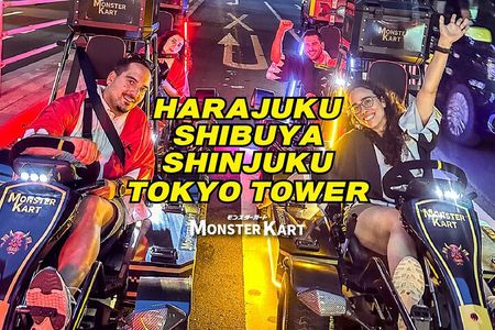Tokyo Go-Kart Tour Shibuya Crossing and Tokyo Tower ※IDP Required