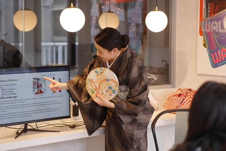 Kimono Art Workshop in Tokyo