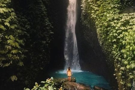 Bali Secret Waterfalls with UNESCO Rice Terrace, Temple