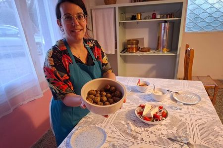 Greek Cooking Class near Poseidon’s Temple in Sounio with Antonia