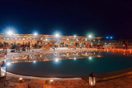 Private Agafay Evening Dinner show sunset camels or Quads bikes