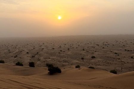 Dubai Sunrise Quad Bike Red Dunes Safari in Lahbab Desert
