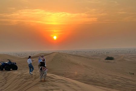 Dubai Sunrise Quad Bike Red Dunes Safari in Lahbab Desert