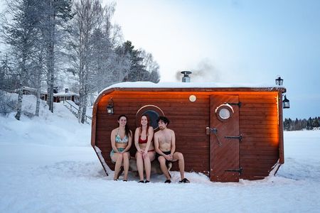 Unique Sauna on Ice Experience in Rovaniemi