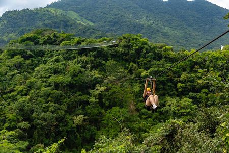 Puerto Vallarta's Best Canopy Zipline + Jorullo Bridge walk!