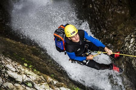 Intermediate Canyoning in North Bali (Pickup, Lunch & GoPro)