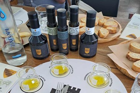 Santorini Wine Tour with Olive Oil Tasting at Santo Wines
