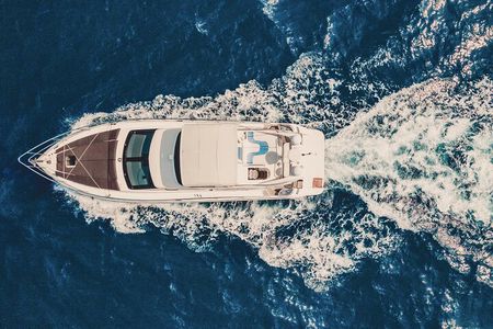 3-Hour 50' Azimut Private Catamaran with Snacks & Open Bar.