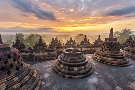 Borobudur Sunrise Tour at the Temple