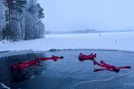 Arctic Ice Floating Experience in Rovaniemi