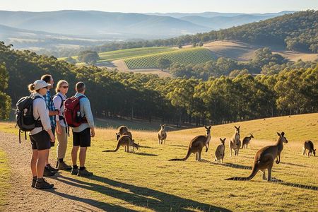 Melbourne wildlife nature hike with Kangaroos and sunset picnic!
