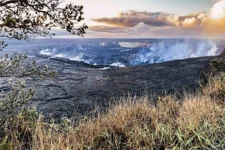 From Big island Kona Volcanoes and Waterfalls Shared Tour