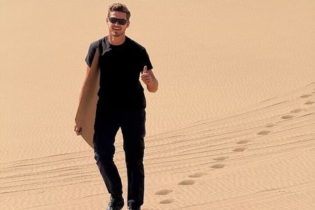 Swakopmund: Sandboarding Adventure. Slide down, Shuttle back up!