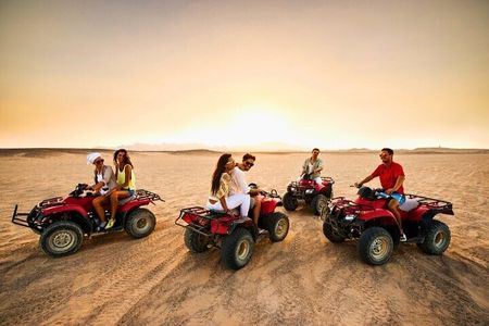 Dubai Morning Red Dunes Desert Safari with Quad Bike & Camel Ride