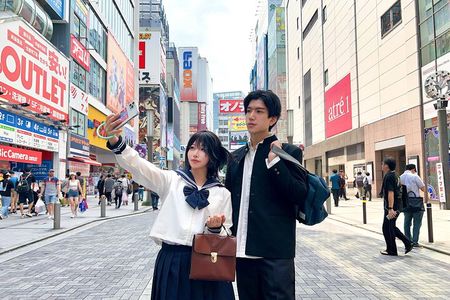 Stroll Akihabara in Japanese School Uniform