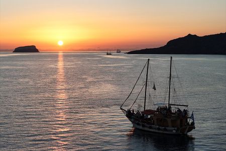 Santorini Sunset Cruise in Caldera