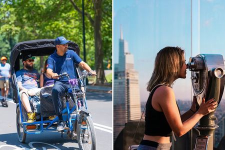 Central Park Pedicab Tour with Top of the Rock Access