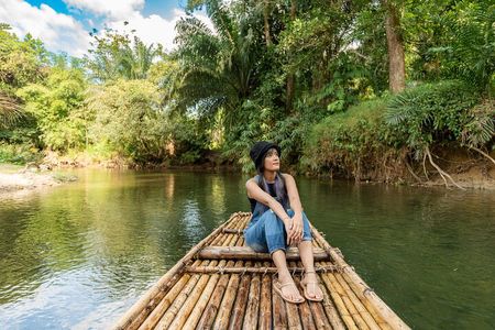 Wang Kiang Koo Bamboo Rafting Scenic Jungle From Khao Lak