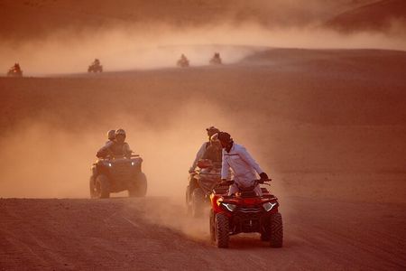 Private Agafay Desert Tour: Quad Biking, Camel Ride Dinner & Show