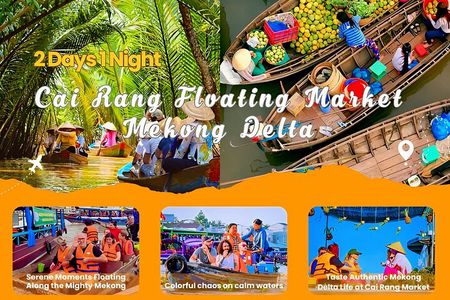 From HCM: 2-Day Mekong Floating Market with Cooking & Bike Ride