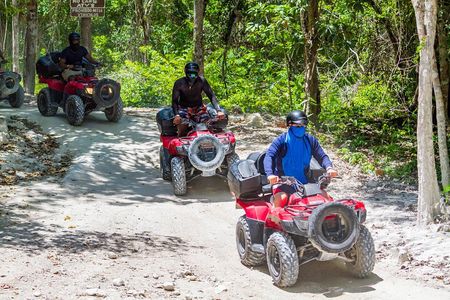 ATV to Jade Cavern, Mud Trails, Snorkel and Lunch with Open Bar