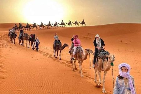 2Day Sahara Desert Adventure from Fes to Merzouga with Camel Trek