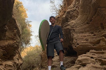 Sandboarding At Sunset In Taghazout Dunes with Bonfire &Tea