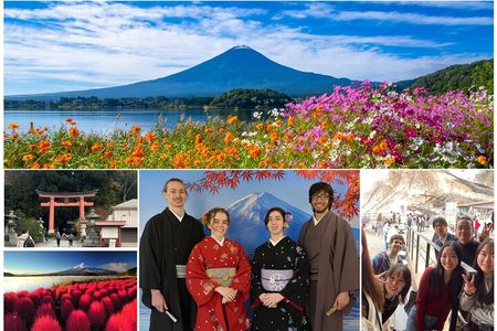 Mt. Fuji and Hakone 1 Day Bus Tour + Kimono Experience
