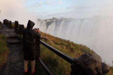 A Private Walk & Guided Tour of Victoria Falls Zambia side 