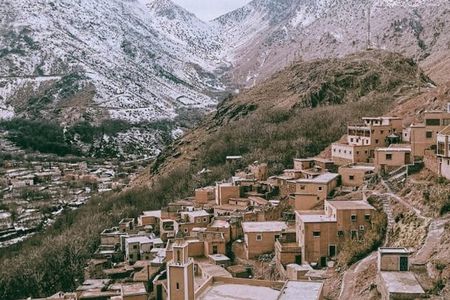 Atlas Mountains 3 Valleys, Waterfalls. Berber Villages and lunch