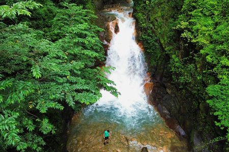 Explore Falls and Suspension Bridge in Fortuna de Bagaces