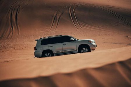 Qatar Shared Desert Safari with Sandboarding and Camel Ride