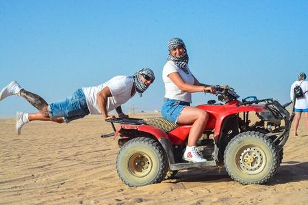 Hurghada VIP Desert Safari – ATV, Buggy,Camel-Bedouin BBQ &Sunset