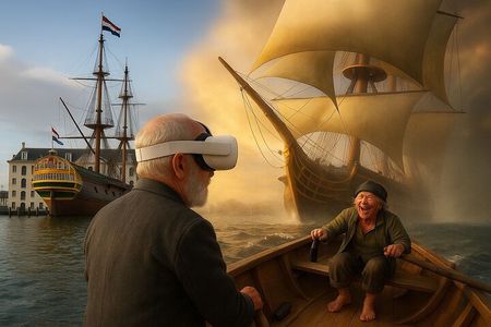 Amsterdam Historic Virtual Reality Boat Tour