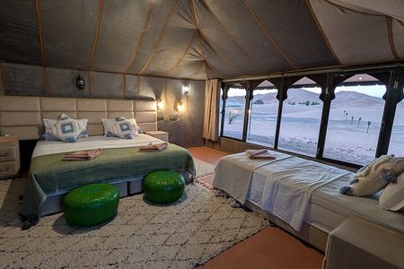 Superior Luxury Camp in Merzouga Desert, Camel Ride, With AC