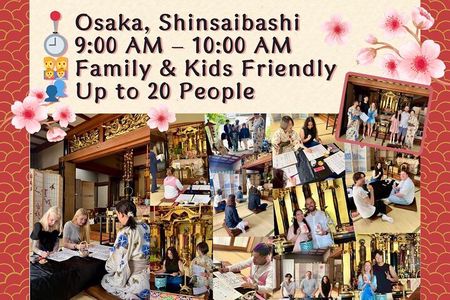 Traditional Japanese Temple Calligraphy Experience 