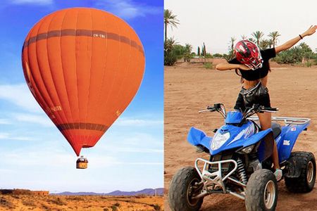 Sunrise Hot Air Balloon + Quad FREE - Transport & Breakfast